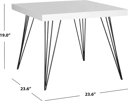 Miniatura 3 de Safavieh Home Collection Wolcott Mid-Century - Mesa de centro moderna en blanco y negro