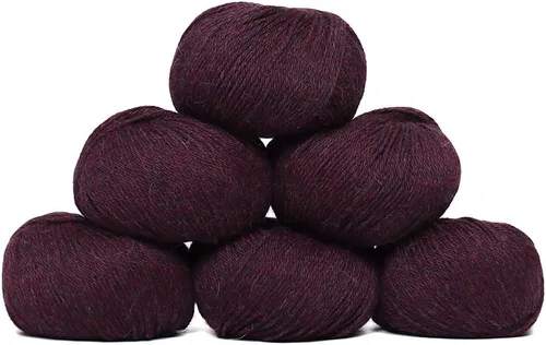 Miniatura 85 de 100% Hilo de Lana de Alpaca Bebé (Juego de 3 Madejas, 150 Gramos) Peso DK - Hecho en Perú - Celestialmente Suave y Perfecto para Tejer y Ganchillo