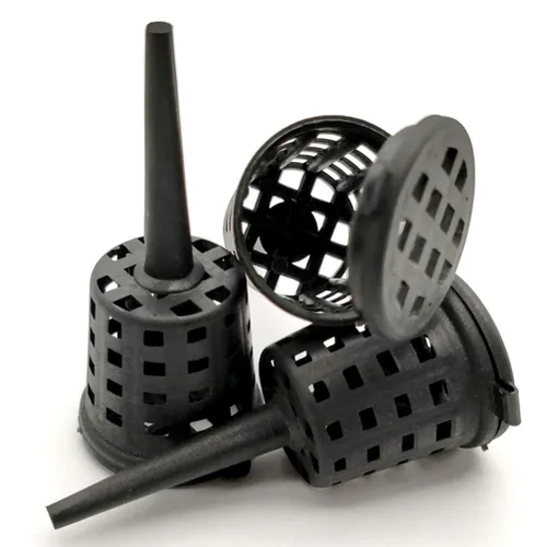 Miniatura 4 de Happyyami 50 cestas de fertilizante para bonsái, caja de fertilizante de plástico, cesta de fertilizante con cubierta para plantas de cultivo