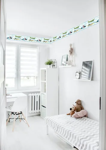 Miniatura 3 de CONCORD WALLCOVERINGS ™ KL3075B - Papel tapiz infantil con diseño de aviones fronterizos para sala de juegos, dormitorio, azul, rojo, verde