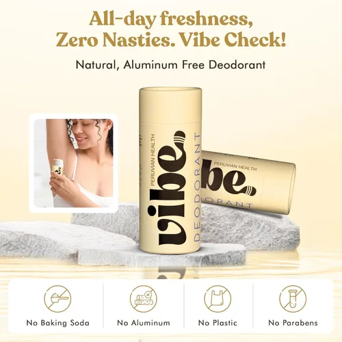 Miniatura 2 de Desodorante sin aluminio para mujeres y hombres, paquete de 2, control de olores natural y de larga duración con aceite de coco orgánico y cera