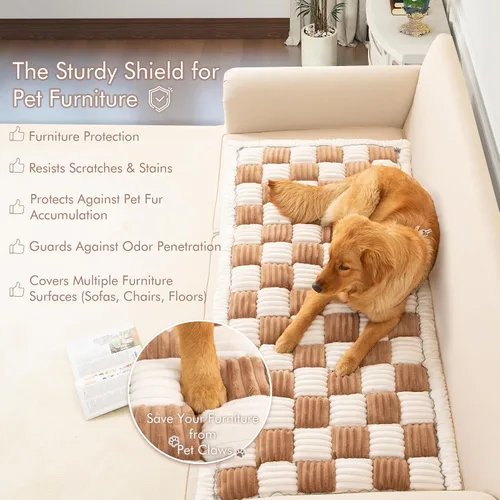 Miniatura 2 de Funda de sofá para sofá, funda de sofá modular para perros, funda de sofá, lavable, funda de cojín, manta de cama para mascotas, protector