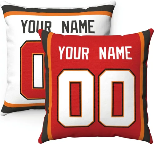 Miniatura 26 de ANTKING 2 paquetes de almohadas personalizadas con cualquier nombre y número para hombres, mujeres y niños Para Las Vegas