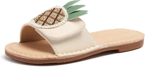 THEE BRON Lindas pantuflas para niñas, sandalias elegantes para niños pequeños y niños