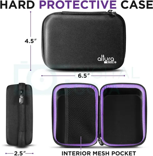Miniatura 9 de Altura Photo Kit profesional de limpieza de cámara para cámaras DSLR APS-C y sin espejo, limpiador de lentes y sensores, incluye funda, aerosol