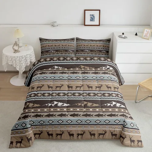 Miniatura 40 de jejeloiu Juego de ropa de cama Queen y King, juego de edredón de panal para niños, niñas, adolescentes, decoración de habitación, edredón Multi 07