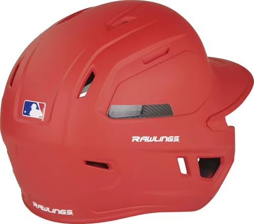 Miniatura 8 de Rawlings Casco de bateo de béisbol de carbono MACH Mate Varios tamaños Varios colores escarlata mate