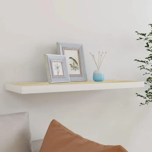 Miniatura 160 de Estantes flotantes de pared, juego de 4 estantes decorativos para montar en la pared, estante colgante con soportes invisibles para decoración
