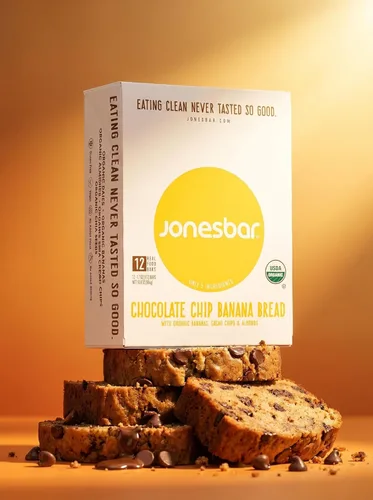 Miniatura 6 de JONESBAR USDA Organic Fruit & Nut Bar, Non-GMO, Kosher, Vegan, Gluten Free, Simple Snack Bar (Banana Chocolate Chip 12 Count (Pack of 1))