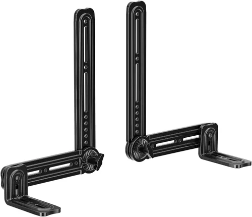 HCMOUNTING Soporte para barra de sonido, montaje de barra de sonido debajo de la TV o encima de la TV se adapta a la mayoría de las barras de sonido
