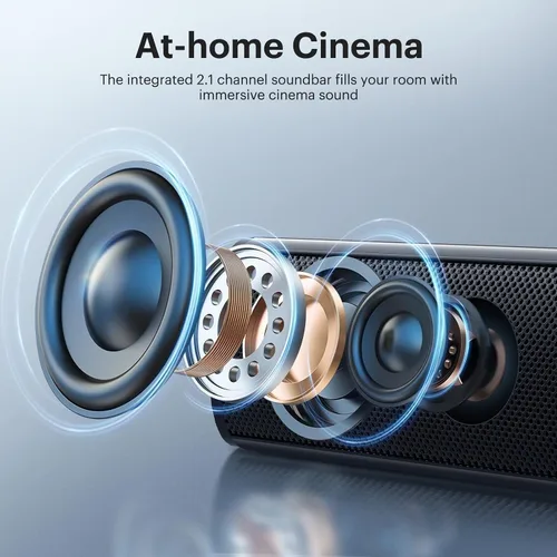 Miniatura 2 de THOMSON Barras de sonido para TV, altavoces estéreo de alta fidelidad, barra de sonido envolvente de cine en casa con altavoz Bass Reflex, 35