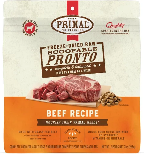 Miniatura 16 de Primal - Alimento liofilizado para perros, Pronto Mini Nuggets, cordero; tomar y servir, comida completa y equilibrada; también se puede utilizar