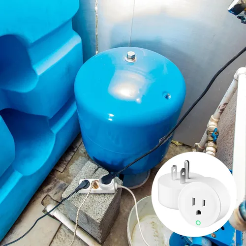 Miniatura 5 de Toma de corriente controlada termostáticamente: (2 piezas) se enciende automáticamente por debajo de 32 ℉, apagado por encima de 50 ℉, enchufe