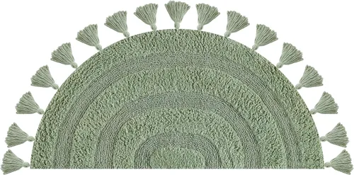 Miniatura 24 de Alfombra de baño de felpilla de algodón de 17 x 24 pulgadas, color beige, tapete de baño de felpa suave, ultra absorbente, de secado rápido, lavable