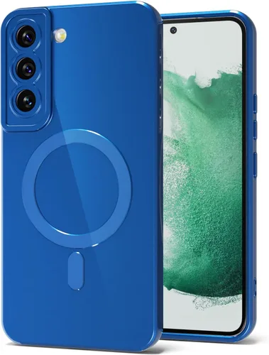 Miniatura 177 de Svanove para Samsung Galaxy S22 Funda de teléfono de silicona magnética, compatible con Magsafe, linda para mujeres, brillante color brillante, gel