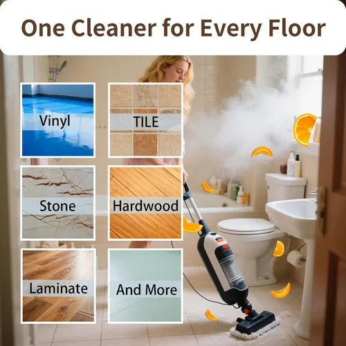 Miniatura 5 de Limpiador de suelo compatible con Roborock, Eufy, Dreame, iRobot Roomba Robot Vaccum and Mop, aspiradoras húmedas y mopas de chorro húmedo, 16.9