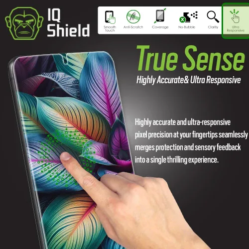 Miniatura 9 de IQShield Paquete de 3 protectores de pantalla para Samsung Galaxy S20 Ultra (6.9 pulgadas), fácil de instalar, compatible con identificación