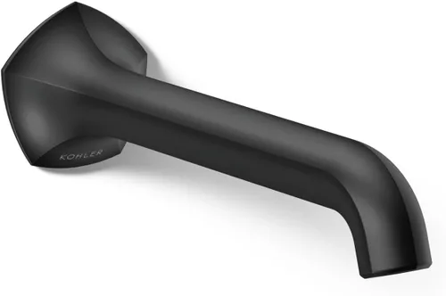 Miniatura 14 de KOHLER 27003-4K-BL - Grifo de baño alto de un solo mango con montaje de drenaje emergente, grifo de lavabo de baño de un agujero, 1.0 gpm, negro