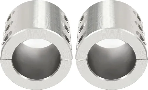Miniatura 9 de HECASA Abrazaderas de tubo de cuello dividido de 2 pulgadas compatibles con conector de barra antivuelco UTV, abrazaderas de tubo soldables, 2 piezas
