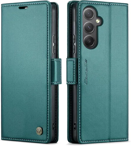 Miniatura 65 de QLTYPRI Funda tipo cartera para Samsung Galaxy S22 Ultra, funda magnética de piel sintética de alta calidad con bloqueo RFID, ranuras para tarjetas
