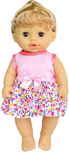 Miniatura 3 de Ropa de muñeca de bebé, 6 juegos de ropa de muñeca vestido para muñeca de 10 a 12 pulgadas, accesorios de ropa de muñeca para muñeca bebé niña Morado