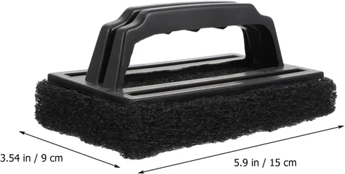 Miniatura 2 de Luxshiny 3 piezas de cepillo de parrilla raspador de plancha resistente estropajo almohadilla de limpieza de plancha para parrillas de gas de carbón