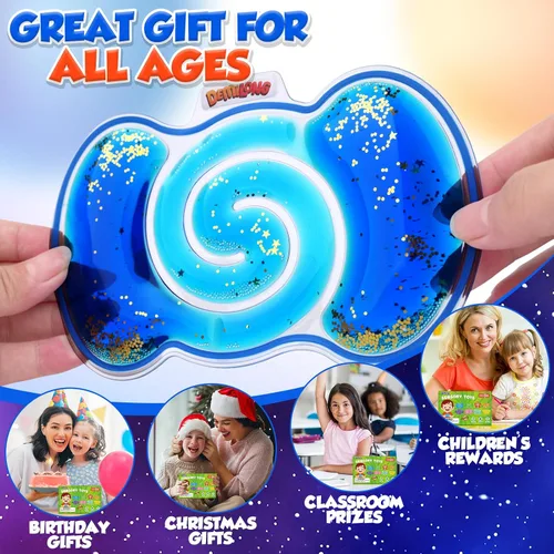 Miniatura 2 de Juguetes Sensoriales Esponjosos para Niños - Pack de 3 Juguetes Sensoriales de Tubo para Autismo - Juguetes Silenciosos para Estudiantes de Aula