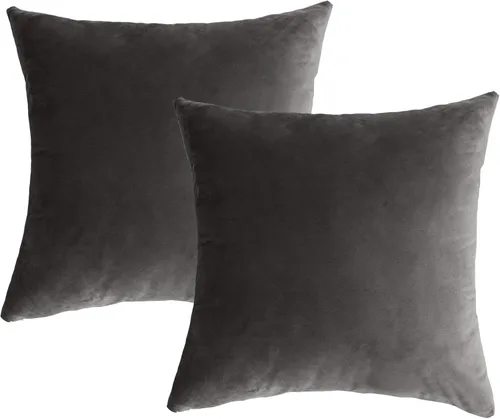 Miniatura 58 de Stellhome - Juego de 2 fundas de almohada de terciopelo Rosa claro