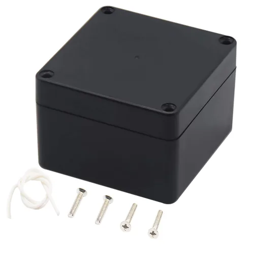 Miniatura 10 de Caja de conexiones, Caja de proyectos Zulkit IP65 impermeable para exterior cajas de plástico ABS Cajas eléctricas electrónicas negras 10.4 x 7.2 x