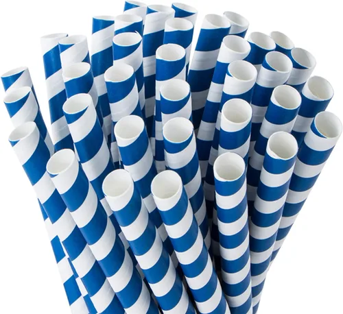 Miniatura 8 de Webake Smoothie Pajitas biodegradables de papel de 0.4 pulgadas de ancho, paquete de 100 pajitas de beber grandes a rayas rojas, grandes pajitas