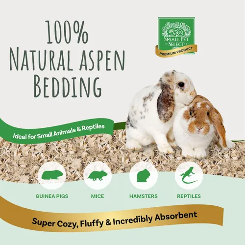 Miniatura 2 de Small Pet Select Ropa de cama de álamo natural de alta calidad, ropa de cama de animales para mascotas pequeñas de interior y exterior, fabricada