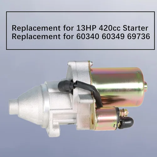 Miniatura 5 de LABLT Reemplazo del motor de arranque de motocicleta para Predator 13HP 420cc 60340 60349 69736