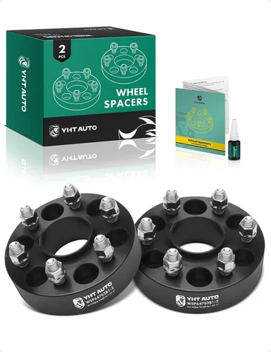 Miniatura 15 de YHTAUTO Espaciadores de rueda centrados en buje 6x120mm de 1 pulgada Compatibles con modelos Cadillac, Chevrolet, Buick, GMC y Saab, SRX, Blazer