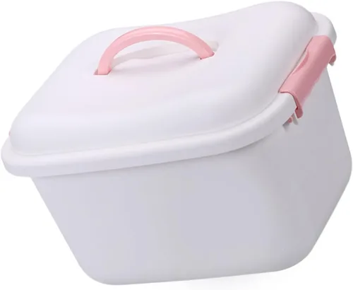 Alipis Caja de plástico para medicina, gabinete de almacenamiento de medicamentos, caja de almacenamiento portátil, organizador de plástico