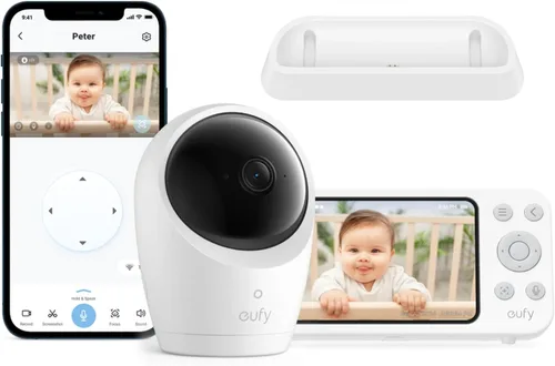 eufy - Monitor de bebé E20 y base de carga para monitor de bebé (paquete)