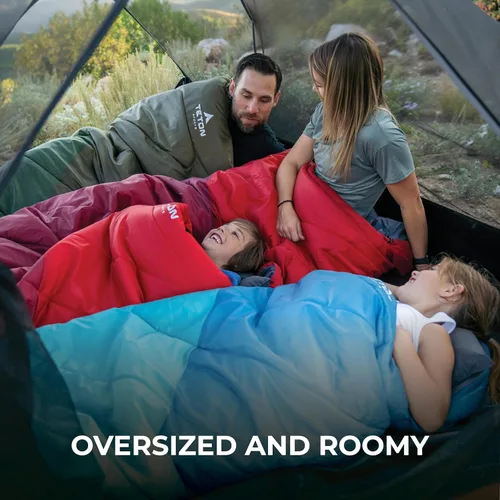 Miniatura 3 de Teton Celsius XXL Sleeping Bag, Cold Weather Sleeping Bags for Adults and Kids, Camping Made Easy and Warm. Compression Sack Included, 35F, 25F, 0F