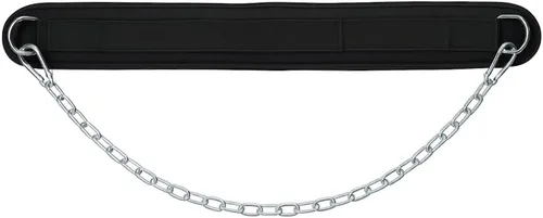 Miniatura 2 de Heavy Duty Hip Thrust Belt for Dumbells, Kettlebells, and Plates - Glute Workout at Home, Gym, and Travel - Dip and Pullup Belt (Chain Included)