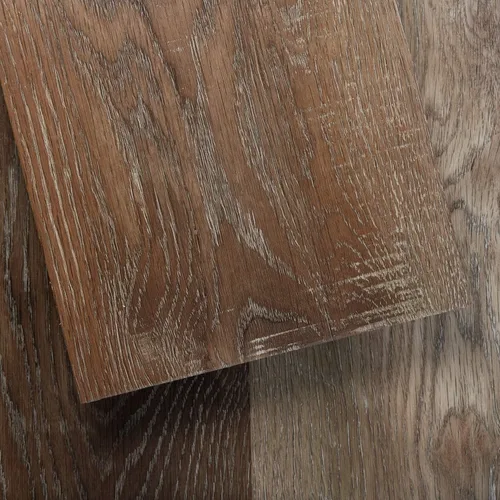 Miniatura 9 de Lucida USA - Piso vinílico imitación madera, adhesivo, para proyectos de bricolaje, 16 tablones, GlueCore, 39 pies cuadrados Ombre