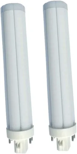 QLEE Bombilla LED Gx24Q con base de 4 pines de 12 W, PL Retrofit 4000 K, equivalente a luz diurna GX24q-3 26 W, CFL, luz fluorescente empotrada,
