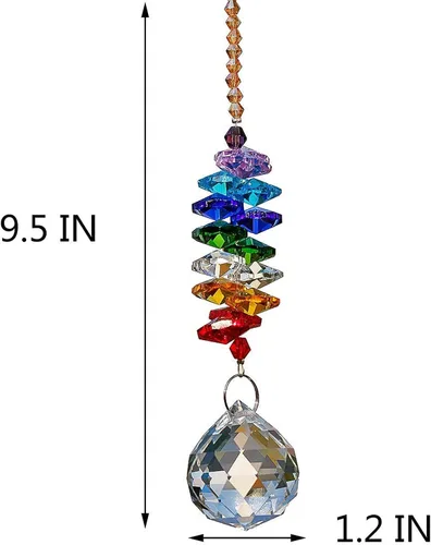 Miniatura 5 de H&D - Atrapasueños con cristales de 30mm para regalo