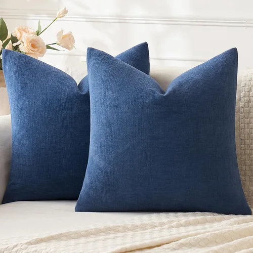 Miniatura 39 de MIULEE Juego de 2 fundas de almohada cuadradas decorativas de felpilla suave de 20 x 20 pulgadas para sofá, sala de estar y cama de color verde oliva