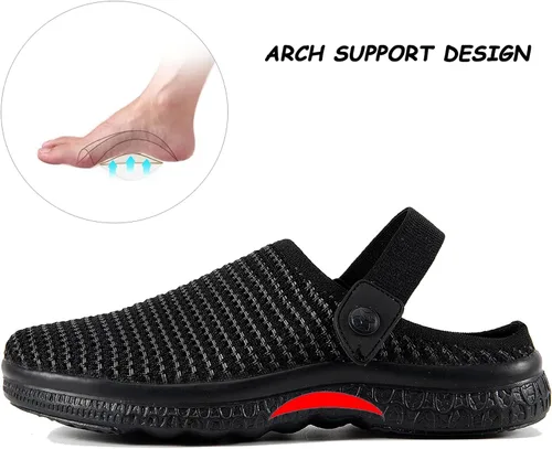 Miniatura 2 de Zuecos de jardín para hombre y mujer, zapatos de jardín de verano, sandalias transpirables para el hogar, zapatos para interiores y exteriores