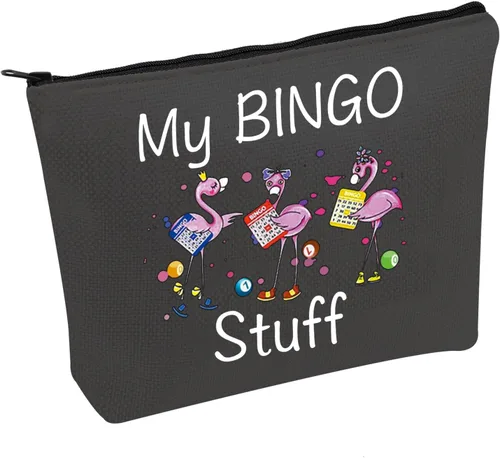 JXGZSO Divertido B Lover Regalo Jugador Regalo Mi B Cosmético B Cosmético B Bolsa De Maquillaje B Regalo Jugador, negro ( B Black )