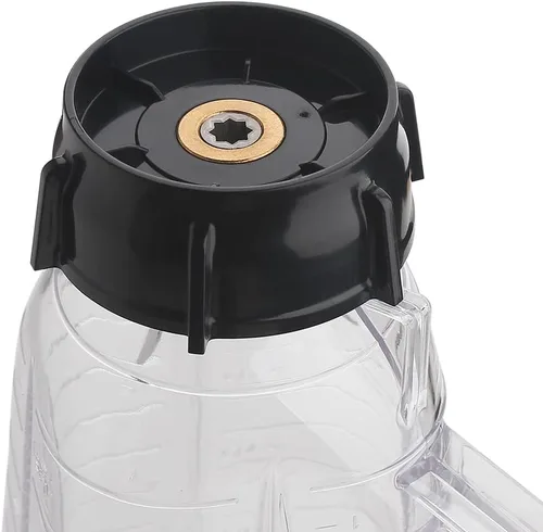Miniatura 6 de Piezas de repuesto Tarro de plástico cuadrado de 5 tazas con tapa, compatible con licuadoras Oster