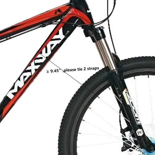 Miniatura 5 de Epessa Correa estabilizadora de rueda de bicicleta, correa de bicicleta con agarre de gel Stonger, correa ajustable para rueda de bicicleta, correas