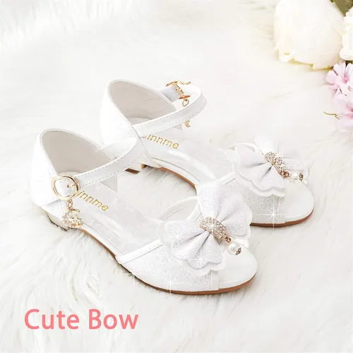 Miniatura 3 de Osinnme - Sandalias de boda para niña pequeña y grande