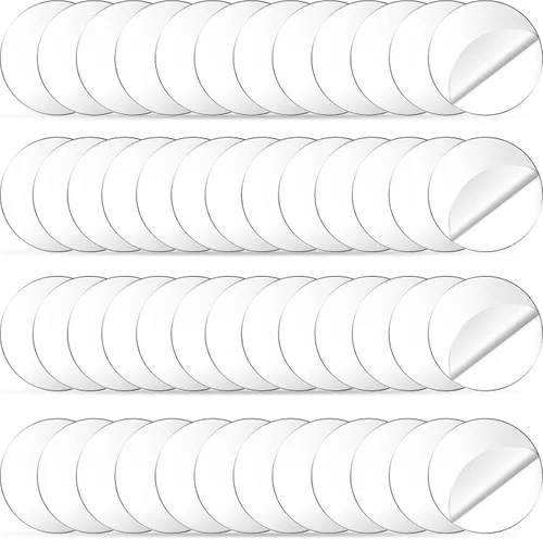 Miniatura 8 de Gartful Discos acrílicos transparentes – 6 pulgadas, 10 hojas redondas de acrílico, panel circular de plexiglás transparente de 1/25 pulgadas