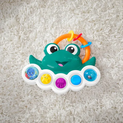 Miniatura 10 de Baby Einstein Ocean Explorers Neptune's Busy Bubbles - Juguete de actividad sensorial con luces interactivas y música, a partir de 3 meses Burbujas