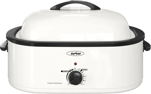 Miniatura 13 de Sunvivi Horno Tostador con Tapa de Autohilvanado, Horno Eléctrico de 20 Cuartos con Bandeja y Rejilla Extraíbles, Control de Temperatura de Rango