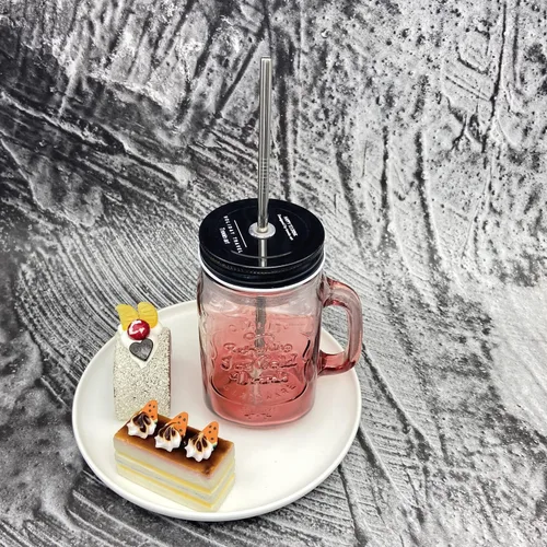 Miniatura 4 de Paquete de 24 popotes de metal reutilizables, pajitas rectas de acero inoxidable de 8.5 pulgadas para bebidas. Pajitas a granel para botellas